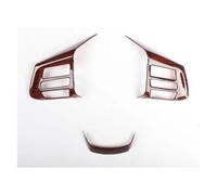 Accesorios Coche Para Subaru Para Forester 2013 2014 2015 Embellecedor De Cubierta De Bisel Para Decoración De Volante De Coche Interior Accesorios(Wood Color)