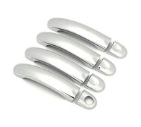 Accesorios coche Para VW Para Jetta MK5 2005-2011 Para Golf Plus 2004-2014 Etiqueta adhesiva protectora para manija de puerta cromada de color fibra de carbono Piezas modificación(Chrome Color)