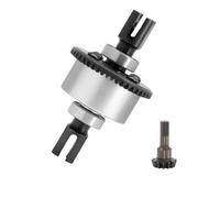 Accesorios Coche RC para Arrma para Infraction para Limitless 1/8 para Typhon para Senton 1/10 6S 1/7 Diferencial Delantero Y Trasero Metal 43T 13T Coche RC Accesorios(Silver)