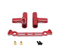 Accesorios Coche RC para FS para Atom Sharks Leopard para Focus 6S 1/8 Conjunto Dirección Metal RC para Carreras para Piezas Mejora Coches para Tank Accesorios(Red)