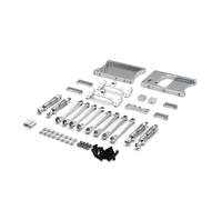 Accesorios Coche RC para MN D90 D91 D96 para MN98 99S 1/12 Varillas Unión Fijas Metal Haz De Cola La Cabina Engranaje Dirección Etc Kits De Actualización De Repuesto para Automóvil RC(Silver)