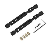 Accesorios Coche RC Para MN168 Para MN82 Para MN78 1/12 Eje Transmisión CVD Metálico Con Casquillo 3 Mm A 4 Mm Coches RC Accesorios Mejoras Reemplazos Reparaciones(Black)