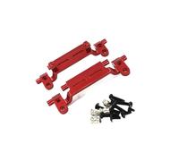 Accesorios Coche RC para MN78 1/12 Barra Acoplamiento del Eje Trasero Metal Mejorada para Asiento Caja Dirección Delantera Piezas Accesorios Modificaciones Coches RC(Red)