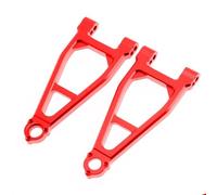 Accesorios Coche RC para Tamiya 58719 1/10 para BBX BB-01 BB01 Brazo Suspensión Metal Delantero Superior para Accesorios Coche RC Oscilantes Actualización Modelo Crawler(Red)