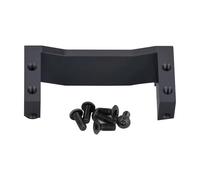 Accesorios Coche RC para Tamiya para TT02 para TT-02 1/10 1PCS Soporte De Base Montaje Servo Aluminio 54977 Accesorios Actualización para Coche RC(Black)