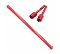 Accesorios Coche RC para Tamiya para TT02 para TT02B Aleación Aluminio Transmisión Principal Hélice Eje Central Copa Unión 54501 54502 Piezas Coche RC Accesorios(Red)