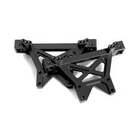 Accesorios Coche RC para Traxxas para E-Maxx T-Maxx 1/10 1 Par Soportes Amortiguador Torre Amortiguación Delantera Y Trasera N.° 4917R Accesorios Actualizaciones Repuesto Coche RC(Black)