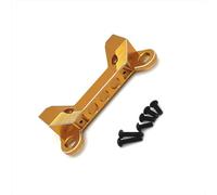 Accesorios Coche RC para WLtoys 104006 104010 104020 104026 RC Car Parts Metal Upgrade Reemplazo Parachoques Delantero Conexión Fijación Componente(Yellow)