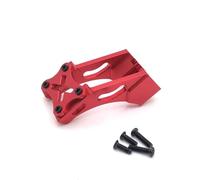 Accesorios Coche RC Para Wltoys 144001 144010 124007 124017 Soporte Fijación Metálico Alerón Trasero Coche RC Vehículos Oruga Piezas Mejora Accesorios(Red)
