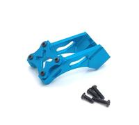 Accesorios Coche RC Para Wltoys 144001 144010 124007 124017 Soporte Fijación Metálico Alerón Trasero Coche RC Vehículos Oruga Piezas Mejora Accesorios(Blue)