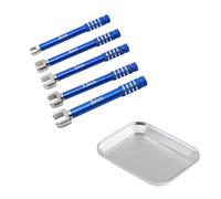 Accesorios Coche RC para WLtoys K989 MN38 1/10 1/16 Juego Llaves 3/4/5/5.5/6mm Herramienta Ajuste del Tensor La Barra Amarre Coche RC Extremo Abierto(Blue)