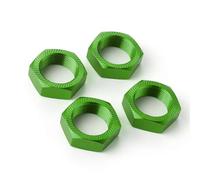 Accesorios coches RC Compatible Con ARRMA Para KRATON Para OUTCAST 8S 1/5 Coche Trepador De Control Remoto Piezas De Mejora Accesorios 4 Uds Tuerca Acopladora De Aleación De Aluminio De 24MM(Green)