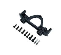 Accesorios coches RC Compatible Con AXIAL Para SCX10 II 90046 90047 1/10 RC Crawler Cars Piezas De Actualización Soporte De Parachoques Riel Delantero Y Trasero Aleación De Aluminio(Black,Rear)