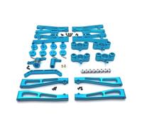 Accesorios coches RC Compatible Con JLB J3 Piezas De Coche RC 1/10, Modificación De Actualización De Metal, Copa De Dirección Para Conjunto De Dirección De Brazo Oscilante, Combinador 17 Mm(Blue)