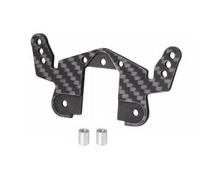 Accesorios Coches RC Compatible con Tamiya para Hotshot II 58737 1/10 Piezas De Mejora Coches De Control Remoto con Diseño De Fibra De Carbono Y Torreta De Amortiguación Trasera