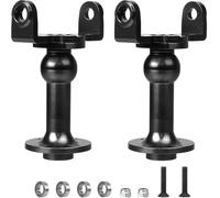 Accesorios Coches RC Compatible con Tamiya RC Bulldozer, Tubo De Eje De Transmisión De Rueda para Tipo C De Aluminio con Accesorios De Mejora De Rodamiento(Black)