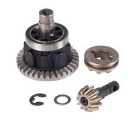 Accesorios Coches RC Compatible con Traxxas para Trx4 para Trx6 1/10 RC Crawler Car Piezas De Actualización Engranaje Diferencial Delantero Y Trasero Conjunto De Engranaje De Piñón
