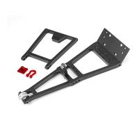Accesorios coches RC Compatible Con TRX4 Para SCX10 Para LCG 1/10 RC Para Piezas De Vehículos De Escalada, Chasis De Remolque Trasero, Pluma De Rescate Para Superar Obstáculos, Chasis DIY(Black)