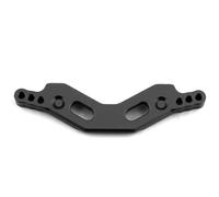 Accesorios Coches RC Para Arrma 1/10 Para Kraton Para Granite Para Big Para Rock Para Senton 4x4 3s Para Blx Rc Soporte Placa Amortiguador Torre Amortiguación Delantera Y Trasera Metal(Black,Front)