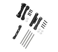 Accesorios coches RC Para Arrma 1/7 Para Felony Para Infraction 1/8 Para Kraton Para Outcast Para Typhon 6s Brazo Suspensión Delantero Trasero Metal Código Pin Piezas Actualización Coche RC(Black)
