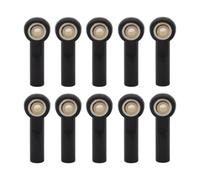 Accesorios Coches RC para Axial para SCX10 II D90 D110 para Tamiya CC01 1/10 RC Piezas De Coche Barco Avión M3 Biela Metal Extremo Varilla Conexión Junta Esférica(Black)