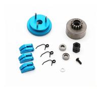 Accesorios Coches RC Para HSP Para HPI Para Hobao Para Team Para Losi Para ZD Para Racing 1/8 RC Coche Engranaje Volante Conjunto Cojinete Embrague Campana Zapatos Tuerca Resortes Piezas(Blue)