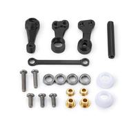 Accesorios Coches RC para Tamiya para CC01 1/10 Kit De Montaje Manivela Dirección Rodamiento Metal Coche Trepador Control Remoto Piezas Mejora Modificación Accesorios(Black)