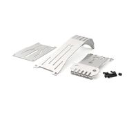 Accesorios Coches RC para Tamiya para Hotshot II 2024 58737 1/10 RC Piezas Actualización Coche Accesorios Acero para Chasis Armadura Placa De Deslizamiento Protector Eje para