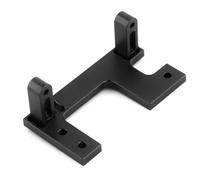 Accesorios Coches RC para Tamiya para King para Hauler para Scania para AROCS para Man para TGX para Volvo 1/14 Piezas Camión Tractor Control Remoto Soporte Servo De Dirección Metal(Black)