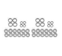 Accesorios Coches RC para Tamiya para TT01 TT01D TT01E TT01R DF02 1/10 RC Piezas De Actualización del Automóvil 40 PCS Kit Rodamiento Bolas