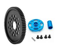 Accesorios Coches RC para Tamiya para TT02 1/10 Metal 63T 64T 66T 68T 71T 54500 Engranaje Recto Y Montaje Conjunto Engranajes Alta Velocidad Reemplazo Piezas Actualización Coche RC(71T)
