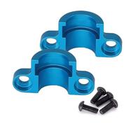 Accesorios Coches RC para Tamiya para TT02 para TT-02 1/10 RC Accesorios De Piezas Coche 2 Uds Cubierta Eje Transmisión Central Metal Montaje Fijo Dogbone(Blue)
