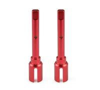 Accesorios Coches RC para Tamiya para TT02 TT02B 1/10 Piezas De Actualización Metal Eje Transmisión Central Y Conjunto Unión Hélice Juguetes RC Automóvil Accesorios(Red,Cup)