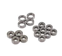 Accesorios Coches RC para Tamiya para TT02 TT02D 1/10 RC Piezas De Actualización Coche Accesorios 16 Uds Kit Rodamiento Bolas