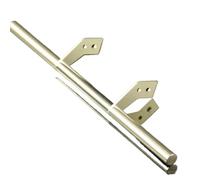 Accesorios Coches RC para Tamiya para Volvo 1/14 RC Control Remoto Cabeza De Arrastre Coche Camión Metal Parachoques Trasero Reemplazo Actualización Accesorios Repuesto(Silver)