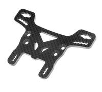 Accesorios Coches RC para Tamiya para XV02 XV-02 Pro 58707 1/10 Placa De Torre Choque Delantera Y Trasera Fibra Carbono RC Piezas Actualización Coche Accesorios Modificación(Rear)