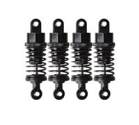 Accesorios Coches RC para Tamiya TT-01 TT02 M5 M6 1/10 RC Piezas De Actualización 4 Car Aleación Aluminio Amortiguador Delantero Trasero Accesorios Modificación(Black)