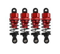 Accesorios Coches RC para Tamiya TT-01 TT02 M5 M6 1/10 RC Piezas De Actualización 4 Car Aleación Aluminio Amortiguador Delantero Trasero Accesorios Modificación(Red)
