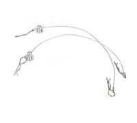 Accesorios coches RC Para Traxxas Para Hsp Para Arram Para Axial Para Ecx 1/10 160 Mm Carcasa Carrocería Antipérdida Pasador Clip Alambre Retenedor Tornillo Accesorio Repuesto Automóvil RC(Silver)