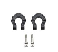 Accesorios coches RC Para Traxxas Para Trx4 Para Trx6 Para Axial Para Scx10 D90 Para Yikong 1/10 Rc Crawler Pieza Parachoques Delantero Trasero Ganchos Remolque Enganche Grilletes Rescate(Black)