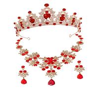 Accesorios Collar de corona Weddal Weddal Bride Jewely Bridal Bridal Sufrina Joya Drinestone