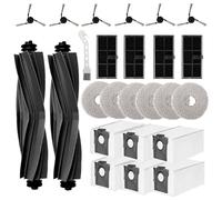 Accesorios compatible con Dreame L10s Pro Ultra Heat/L10s Ultra Gen 2/X30 Ultra/MOVA E30 Ultra, Repuestos para aspiradoras, Filtros Cepillos Principales Paños Cepillos Laterales Bolsas para el Polvo