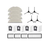 Accesorios compatibles con Dreame Mova S20 Ultra / RLM71CE Robot Aspirador Repuesto Cepillo Lateral Principal Mopa Paño Filtro Bolsa de Polvo Reemplazo(Set 9)