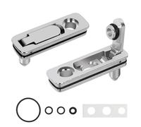 Accesorios compatibles con encendedores, Juego de Accesorios de Metal contra la evaporación con Almohadilla de Fieltro de algodón, Sello de inserción para encendedores Piezas de Repuesto (Plata)