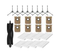 Accesorios compatibles con Las aspiradoras Robot Eufy Clean L50/L50 SES, L60/L60 SES, L60 Hybrid y G50/G50 Hybrid. Cepillo Lateral Principal y Bolsa for el Polvo.(Set-5)
