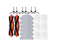 Accesorios compatibles con Lubluelu L20 / Honiture V8 Pro/Airzeen V8 Pro Robot Reemplazo Cepillo lateral principal Filtro HEPA Almohadillas de fregona Repuestos(Set5)