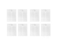 Accesorios compatibles con Lubluelu L20 / Honiture V8 Pro/Airzeen V8 Pro Robot Reemplazo Cepillo lateral principal Filtro HEPA Almohadillas de fregona Repuestos(Set13)