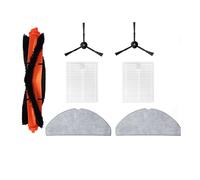 Accesorios compatibles con Lubluelu L20 / Honiture V8 Pro/Airzeen V8 Pro Robot Reemplazo Cepillo lateral principal Filtro HEPA Almohadillas de fregona Repuestos(Set1)
