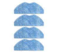 Accesorios compatibles con Tefal Rowenta X-PLORER Serie 75S RR8577WH, piezas de repuesto para aspiradora, cepillo de repuesto, trapos de filtro (4 paños de fregona)