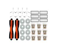Accesorios compatibles con Xiaomi Robot Aspirador X20+ X10+ X20 Plus X10 Plus Piezas Cepillo Lateral Principal Filtro HEPA Paño de Fregona Bolsa de Polvo de Repuesto(Set5)